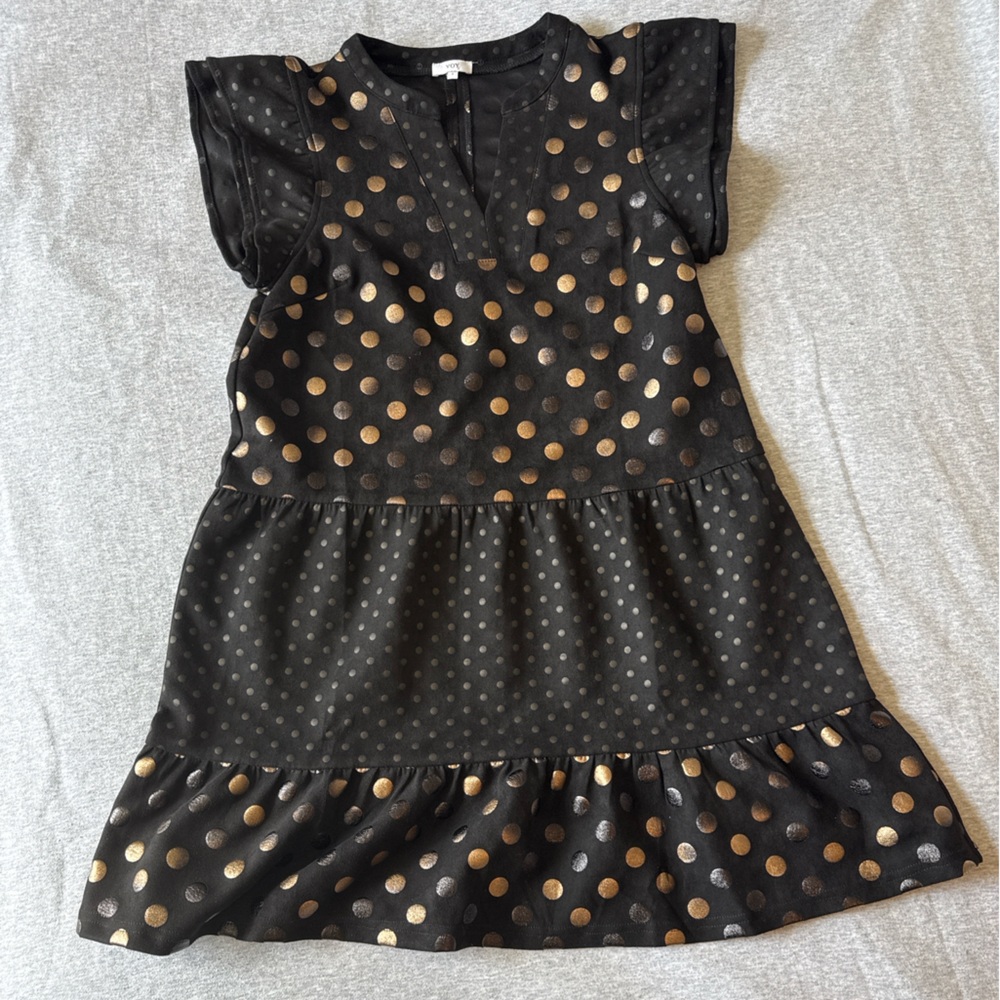 Women’s Small Voy dress with metallic dots